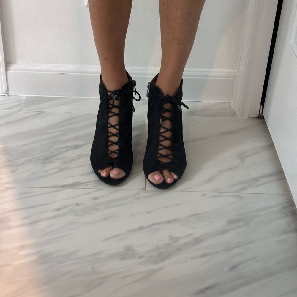 Franco Sarto high heels Black Lace-Up